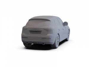 Infiniti EX 2009 PRE-SUPPORTED 3D Model