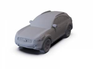 Infiniti FX50 2008 PRE-SUPPORTED Modèle 3D
