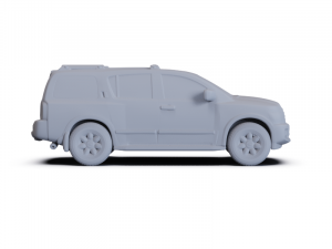 Infiniti QX 2004 PRE-SUPPORTED 3D Model