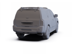 Infiniti QX 2004 PRE-SUPPORTED 3D Model