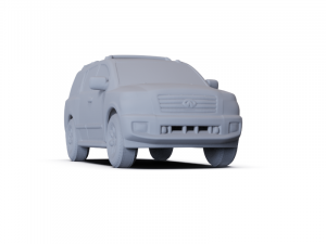 Infiniti QX 2004 PRE-SUPPORTED 3D Model