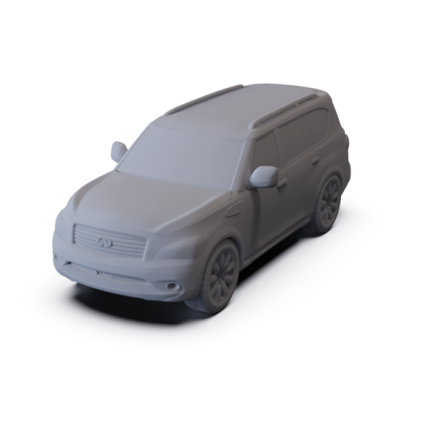Infiniti QX 2011 PRE-SUPPORTED 3D 模型 .c4d .max .obj .3ds .fbx .stl .blend 
