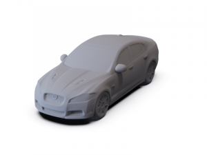 Jaguar XFR 2011 PRE-SUPPORTED 3D मॉडल