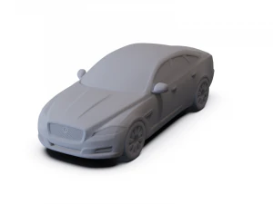 Jaguar XJ 2010 PRE-SUPPORTED 3D Model