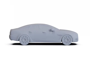 Jaguar XJ 2010 PRE-SUPPORTED 3D Model