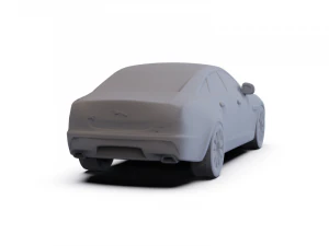 Jaguar XJ 2010 PRE-SUPPORTED 3D Model