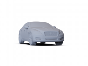 Jaguar XJ 2010 PRE-SUPPORTED Modello 3D