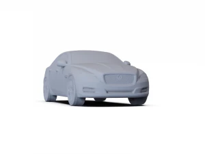 Jaguar XJ 2010 PRE-SUPPORTED 3D Model