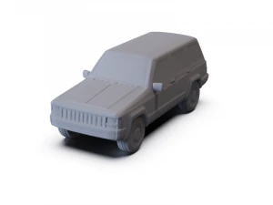 Jeep Cherokee XJ 2000 PRE-SUPPORTED 3D Model