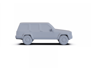 Jeep Cherokee XJ 2000 PRE-SUPPORTED 3D मॉडल