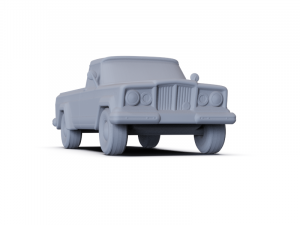 Jeep Gladiator 1962 PRE-SUPPORTED 3D Modell
