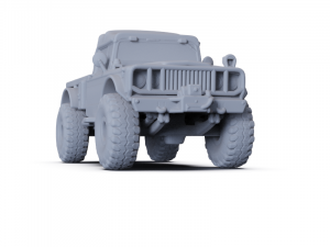Jeep Kaiser M715 Olive Drab Ogre 1967 PRE-SUPPORTED Modèle 3D