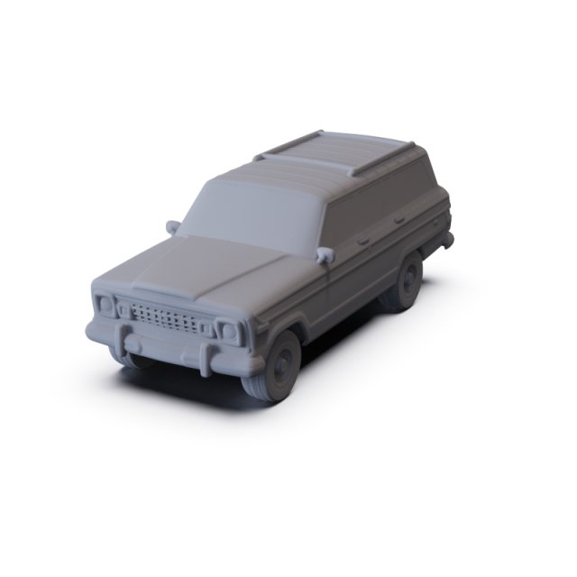 Jeep Wagoneer 1978 PRE-SUPPORTED Modello 3D .c4d .max .obj .3ds .fbx .stl .blend 