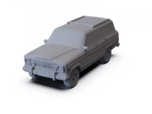 Jeep Wagoneer 1978 PRE-SUPPORTED 3D Model