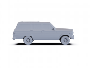 Jeep Wagoneer 1978 PRE-SUPPORTED Modello 3D