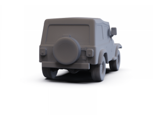 Jeep Wrangler 1987 PRE-SUPPORTED Model 3D