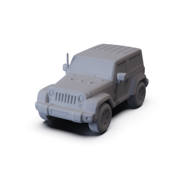 Jeep Wrangler Rubicon 2010 PRE-SUPPORTED Modèle 3D .c4d .max .obj .3ds .fbx .stl .blend 