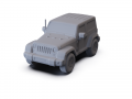 Jeep Wrangler Rubicon 2010 PRE-SUPPORTED 3D Model