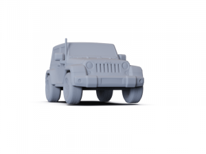Jeep Wrangler Rubicon 2010 PRE-SUPPORTED Modèle 3D