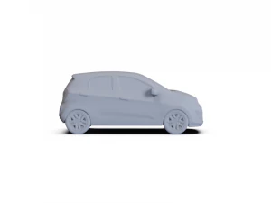 Kia Picanto 2012 PRE-SUPPORTED 3D Model