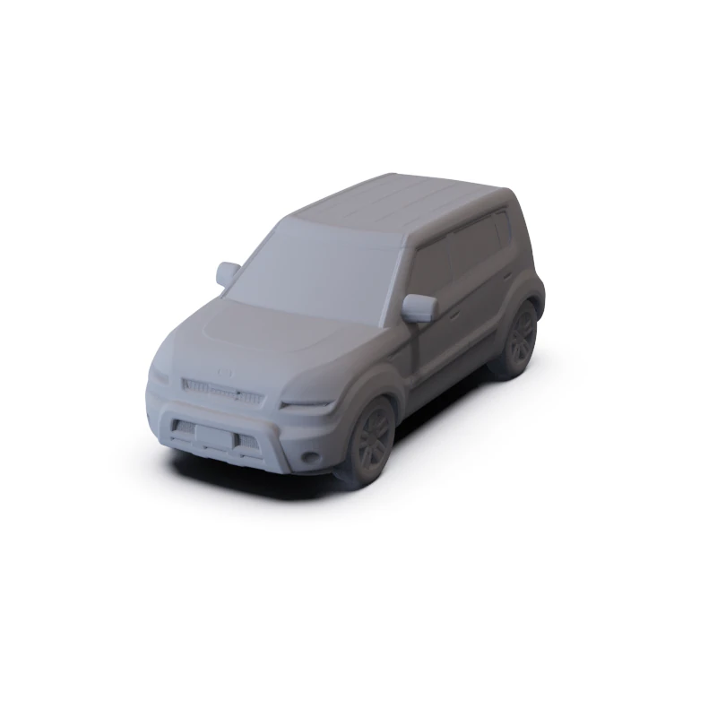 Kia Soul 2011 PR&Eacute;-SUPORTADO Modelo 3D .c4d .max .obj .3ds .fbx .stl .blend 