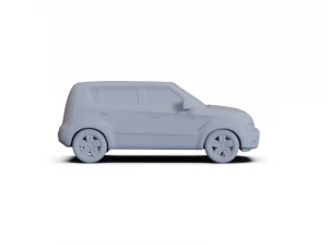 Kia Soul 2011 PR&Eacute;-SUPORTADO Modelo 3D