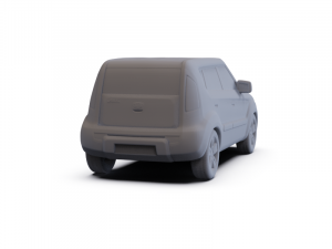 Kia Soul 2011 PRE-SUPPORTED 3D-Modell