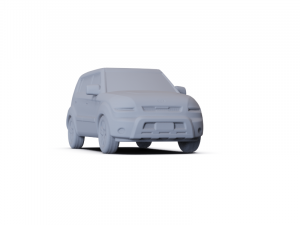Kia Soul 2011 PRE-SUPPORTED 3D-Modell