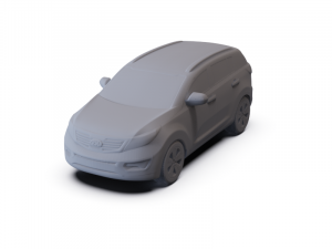 Kia Sportage 2011 PRE-SUPPORTED 3D 모델