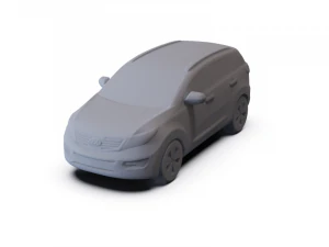Kia Sportage 2011 PRE-SUPPORTED 3D Model