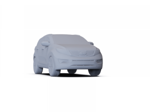 Kia Sportage 2011 PRE-SUPPORTED 3D Model