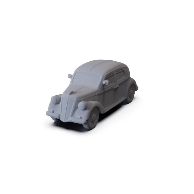 Lancia Ardea 1939 PRE-SUPPORTED 3D Model .c4d .max .obj .3ds .fbx .stl .blend