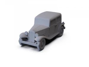 Lancia Augusta 1933 PRE-SUPPORTED 3D Model