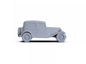 Lancia Augusta 1933 PRE-SUPPORTED 3D Model