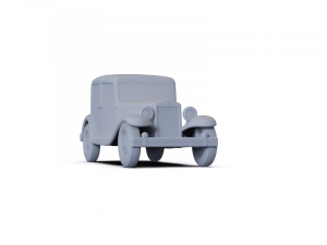 Lancia Augusta 1933 PRE-SUPPORTED 3D Model