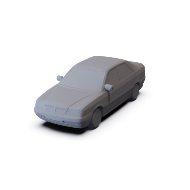 Lancia Dedra 1989 PRE-SUPPORTED Modelo 3D .c4d .max .obj .3ds .fbx .stl .blend 