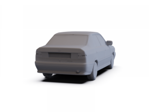 Lancia Dedra 1989 PRE-SUPPORTED Modelo 3D