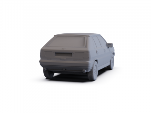 Lancia Delta HF 4WD 1986 PRE-SUPPORTED Modello 3D