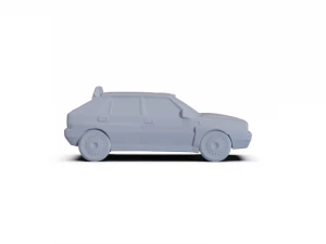 Lancia Delta HF Integrale Martini 1992 PRE-SUPPORTED 3D Model