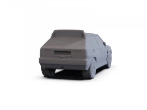 Lancia Delta HF Integrale Martini 1992 PRE-SUPPORTED 3D Model
