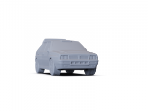 Lancia Delta HF Integrale Martini 1992 PRE-SUPPORTED Model 3D