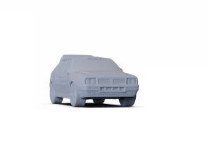 Lancia Delta HF Integrale Martini 1992 PRE-SUPPORTED 3D Model