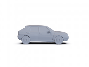 Lancia Delta Integrale 1992 PRE-SUPPORTED 3D Model