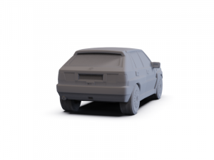 Lancia Delta Integrale 1992 PRE-SUPPORTED 3D Model