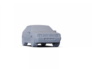Lancia Delta Integrale 1992 PRE-SUPPORTED 3D Model