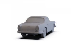 Lancia Flaminia GT 3C 1963 PRE-SUPPORTED 3D Model
