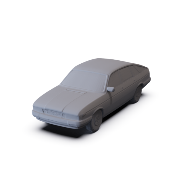 Lancia Gamma Berlina 1976 PRE-SUPPORTED 3D 模型 .c4d .max .obj .3ds .fbx .stl .blend 