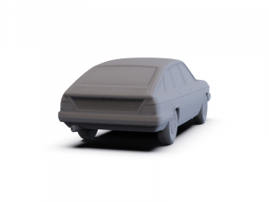 Lancia Gamma Berlina 1976 PRE-SUPPORTED 3D 模型