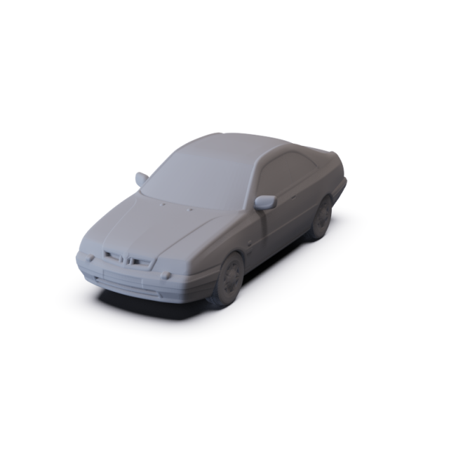 Lancia K Coupe 1998 PRE-SUPPORTED Modello 3D .c4d .max .obj .3ds .fbx .stl .blend 