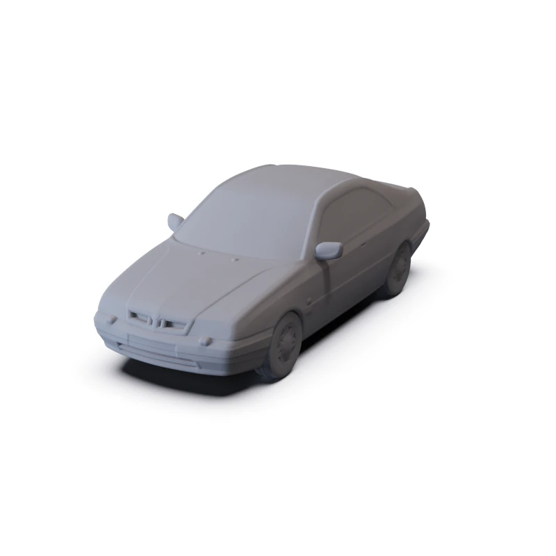 Lancia K Coupe 1998 PRE-SUPPORTED 3D Model .c4d .max .obj .3ds .fbx .stl .blend 